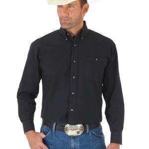 NEW Wrangler George Strait Collection Black Shirt